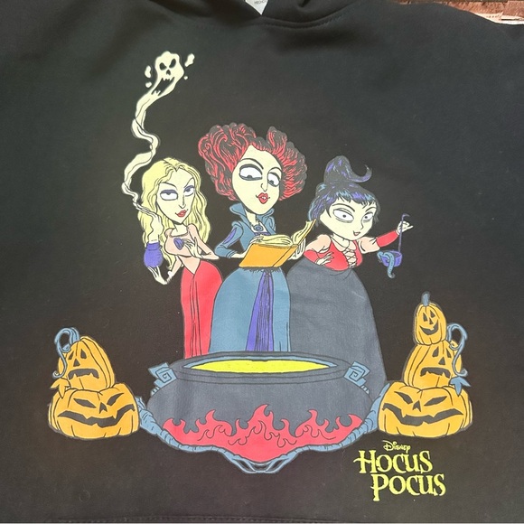 Disney Black Hocus Pocus Graphic Hoodie size XL - Picture 10 of 10